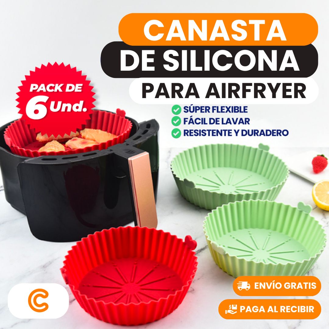 Pack 6 Moldes de silicona para airfyer